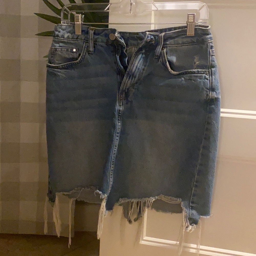 Denim skirt